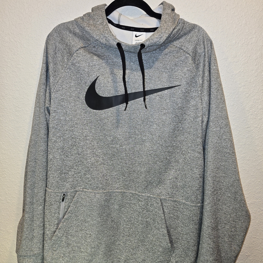 Nike Men's Heather Gray Hoodie